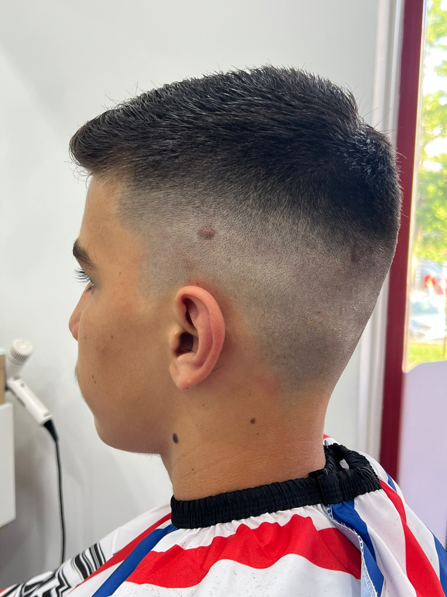 Degradê realizado na Patrícia Martins Barbearia