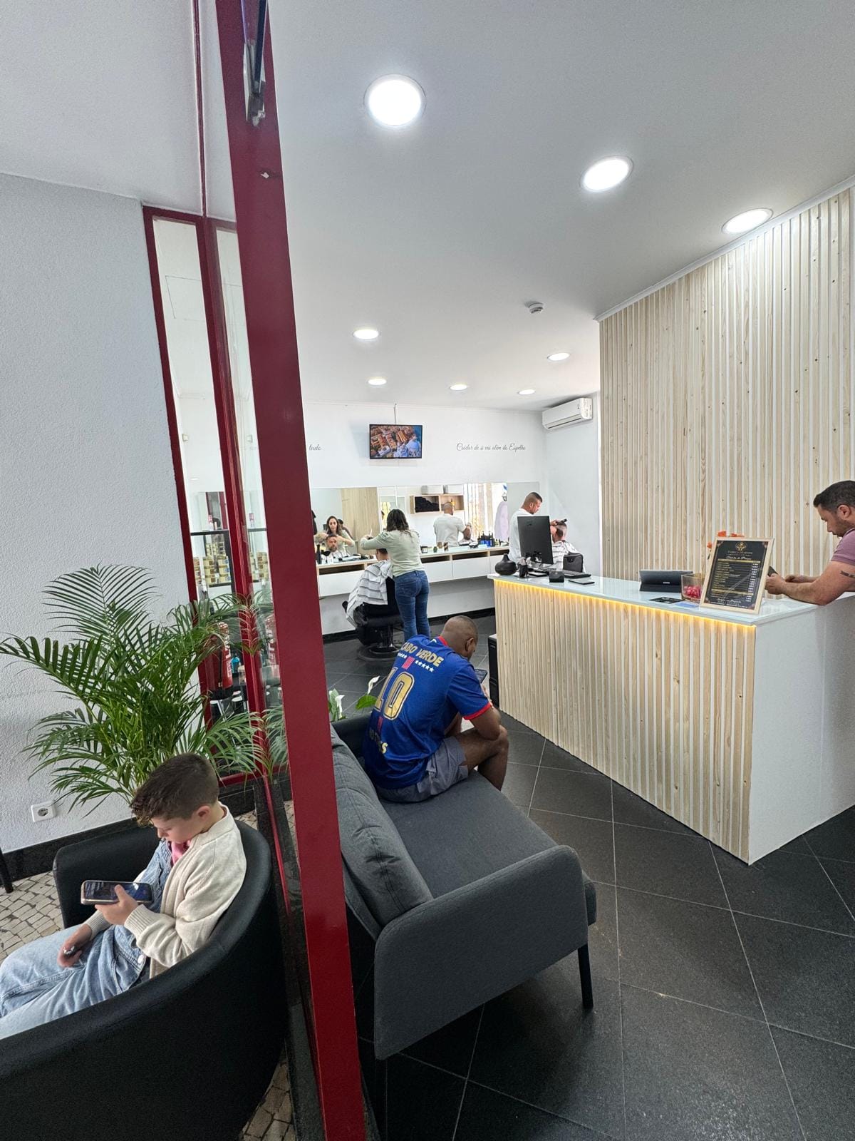 Ambiente da Patrícia Martins Barbearia
